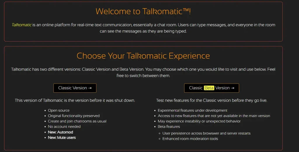 Talkomatic