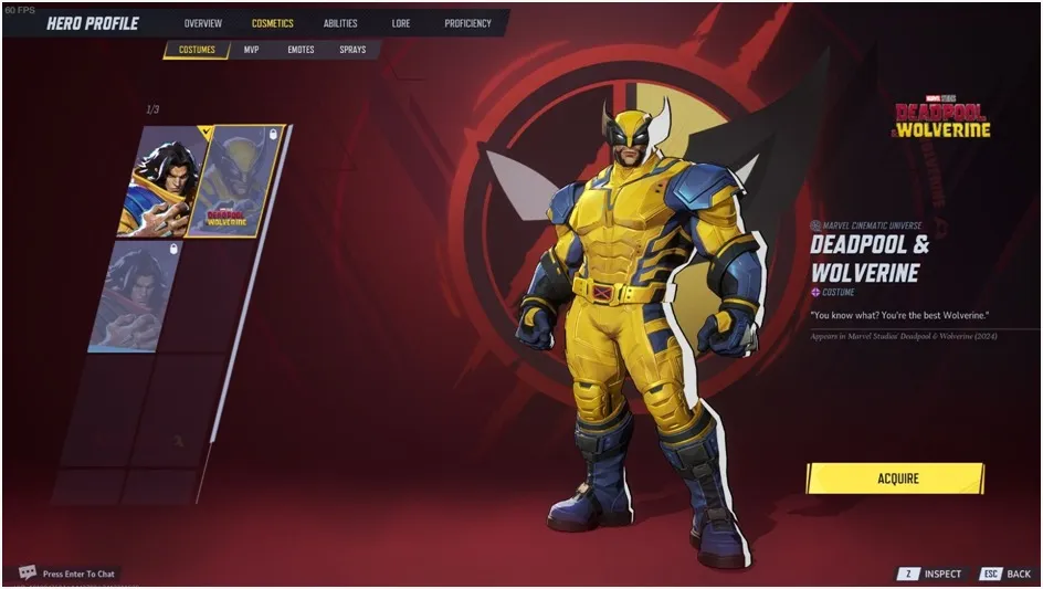 Deadpool & Wolverine - Marvel Rivals Skins