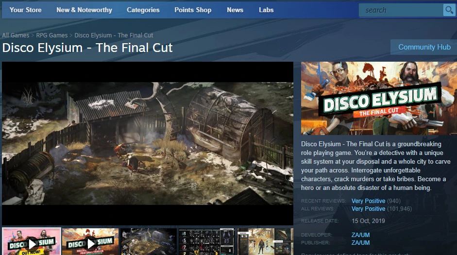 Disco Elysium - The Final Cut