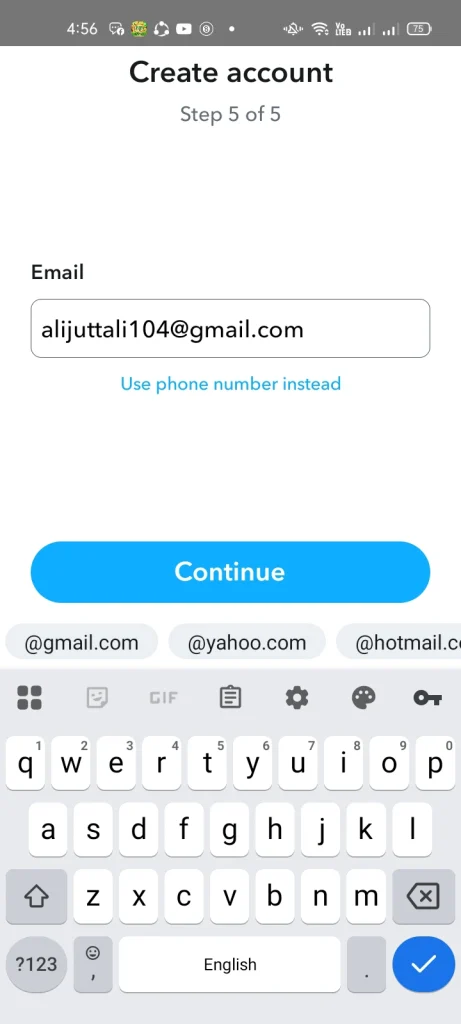 Enter Your Email And Verify It