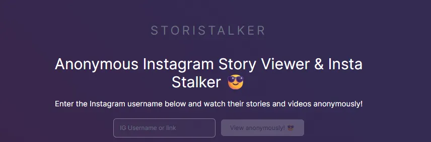 Search Storistalker