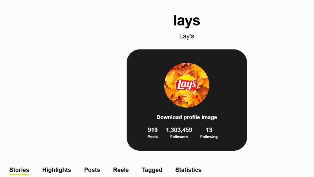 Results of StoryNavigation Lays