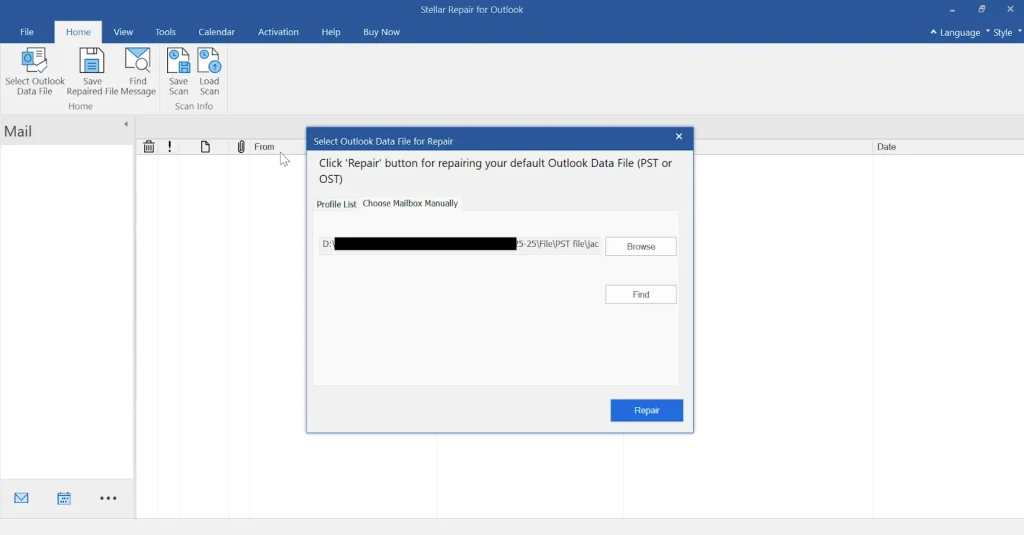 Stellar Repair for Outlook Preview