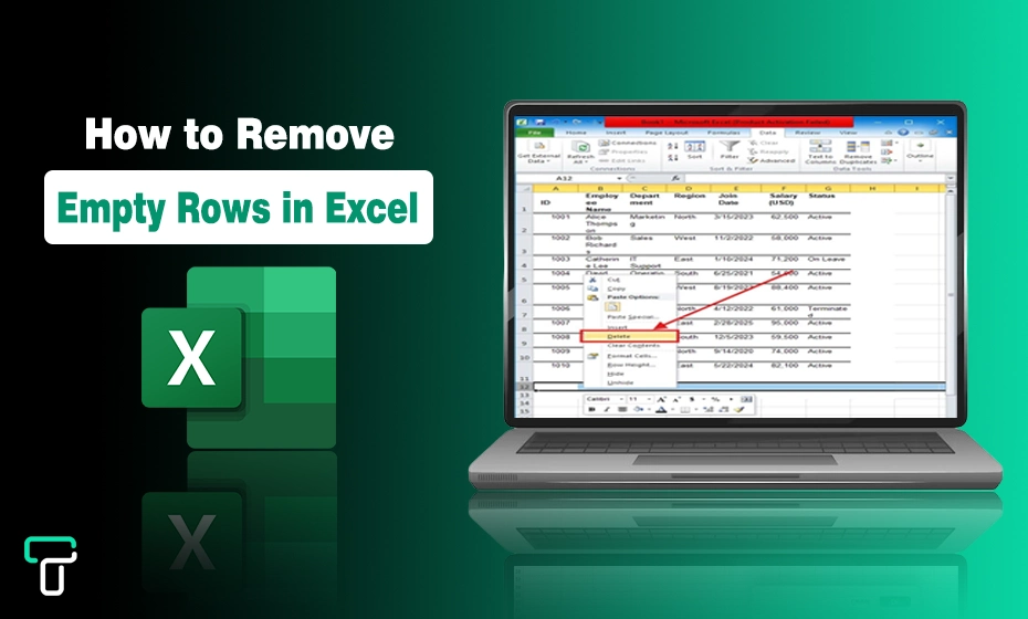 Tired of Messy Sheets? Here’s How to Remove Empty Rows in Excel How to Remove Empty Rows in Excel